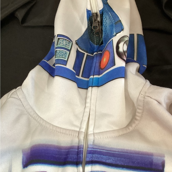 Star Wars R2-D2 Children Jacket in Blue and White Size MD - Picture 5 of 10